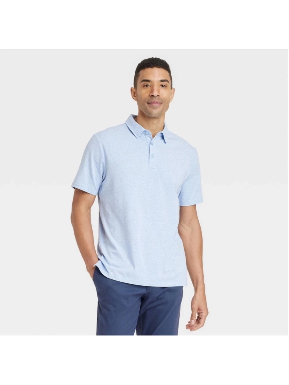 Goodfella Light Blue Men's Polo Shirt XXL NWT